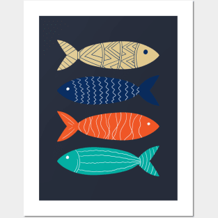 Colourful Fish Posters and Art